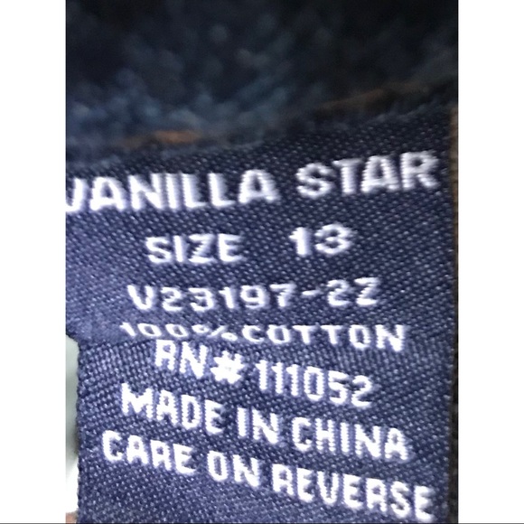 Vanilla Star 90’s Boyfriend Super High Rise Distressed Jeans Size 13 Juniors - Picture 5 of 6